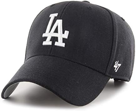 Amazon.com : '47 Brand Los Angeles LA Dodgers MVP Hat Cap Black
